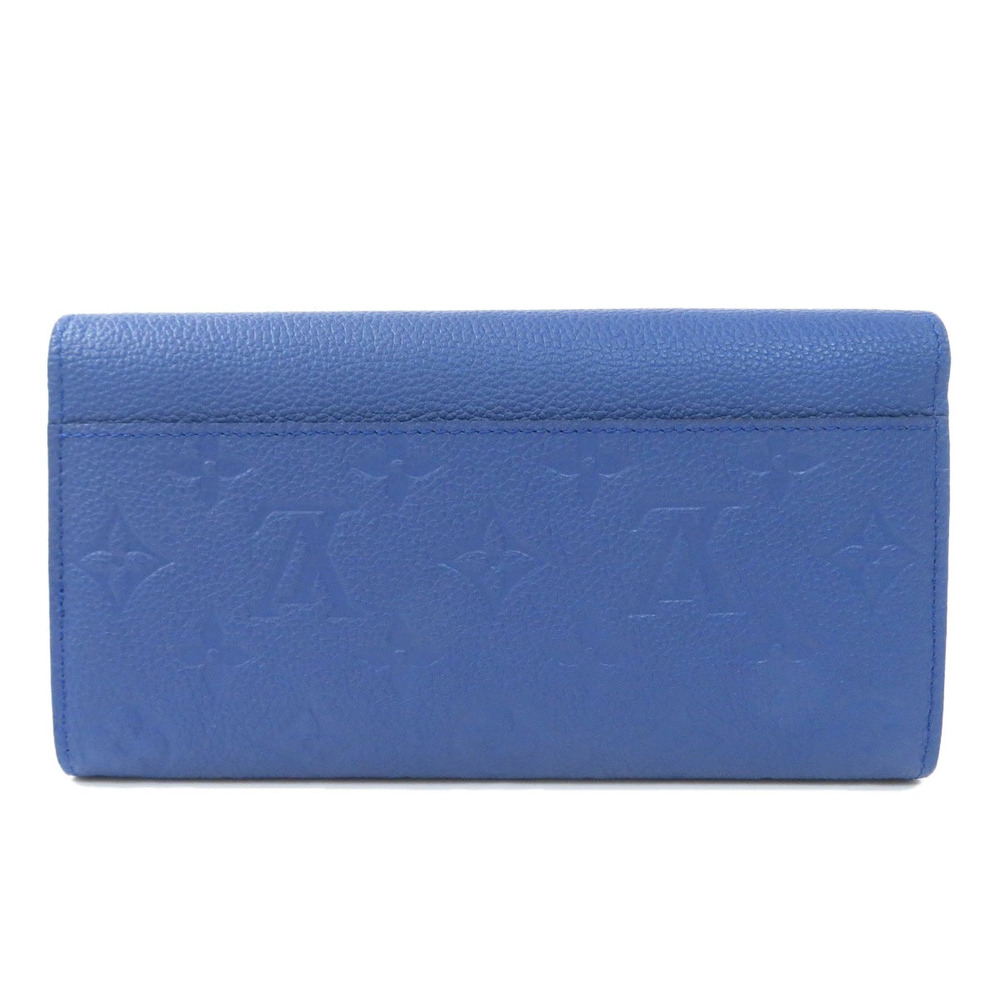 Louis Vuitton Empreinte Leather Wallet Monogram Sarah Long Portefeuille Brown